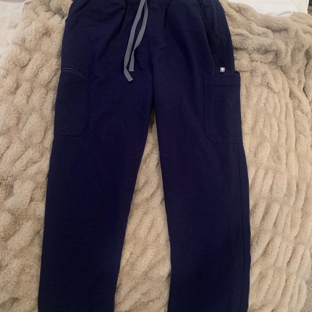 High waisted yola skinny scrub pants